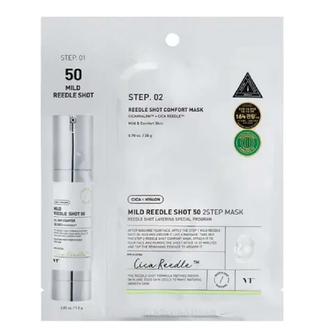 VT Cosmetics Gifts & Sets Mild Reedle Shot 50 2-Step Mask 25g
