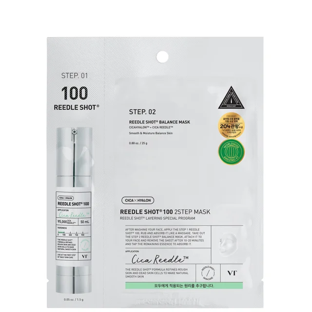 VT Cosmetics Gifts & Sets Mild Reedle Shot 100 2-Step Mask 25g