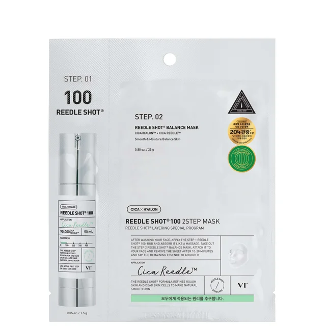 VT Cosmetics Gifts & Sets Mild Reedle Shot 100 2-Step Mask 25g