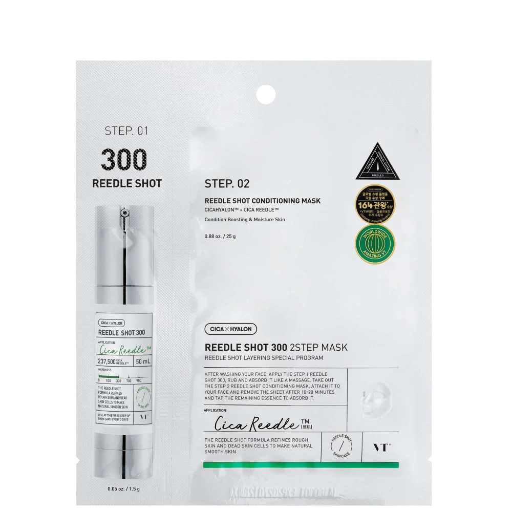 VT Cosmetics Gifts & Sets Mild Reedle Shot 300 2-Step Mask 25g Image 1