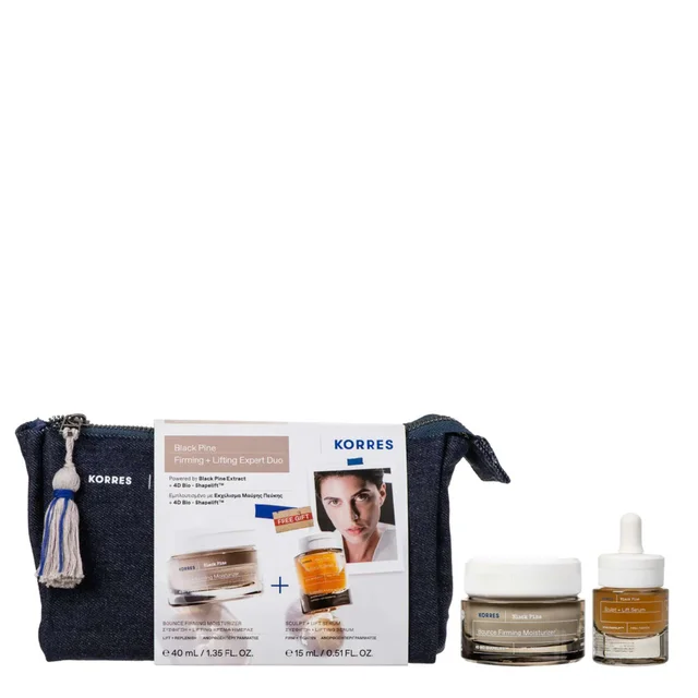 KORRES Black Pine Firming + Lifting Expert Duo Set (Worth £82.50)