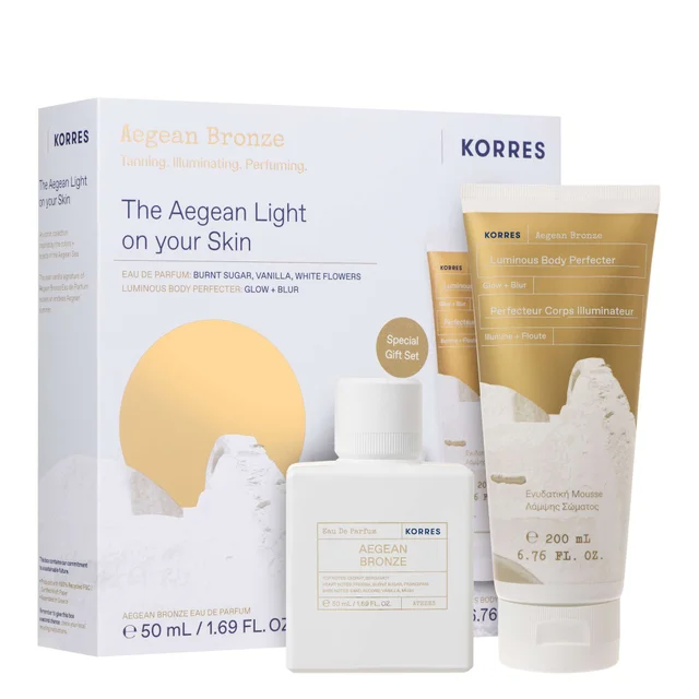 KORRES The Aegean Bronze Eau de Parfum + Body Perfector Set