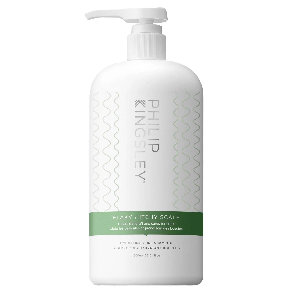 Philip Kingsley Flaky/Itchy Scalp Hydrating Curl Anti-Dandruff Shampoo 1000ml Image 1