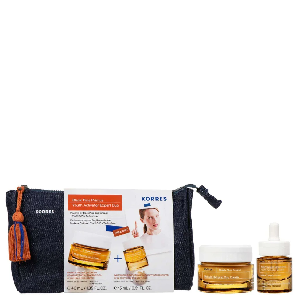 KORRES Black Pine Primus Youth Activator Expert Duo (Worth £67.50) Image 1