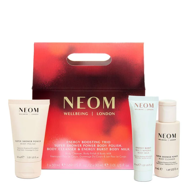 Neom Wellbeing London Energy Boosting Trio Gift Set