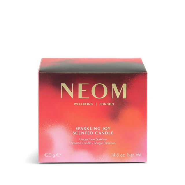 Neom Wellbeing London Sparkling Joy 3 Wick Candle 420g