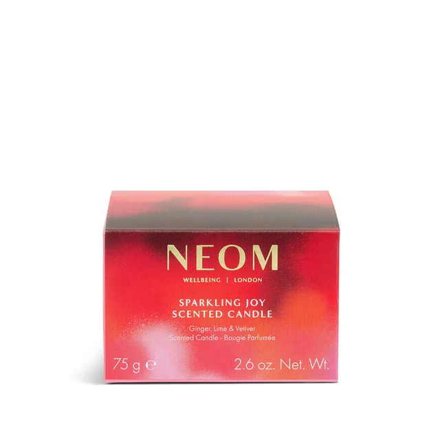 Neom Wellbeing London Sparkling Joy Travel Candle 75g