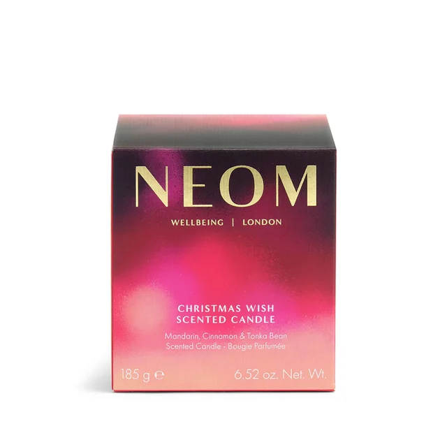 Neom Wellbeing London Christmas Wish 1 Wick Candle 185g