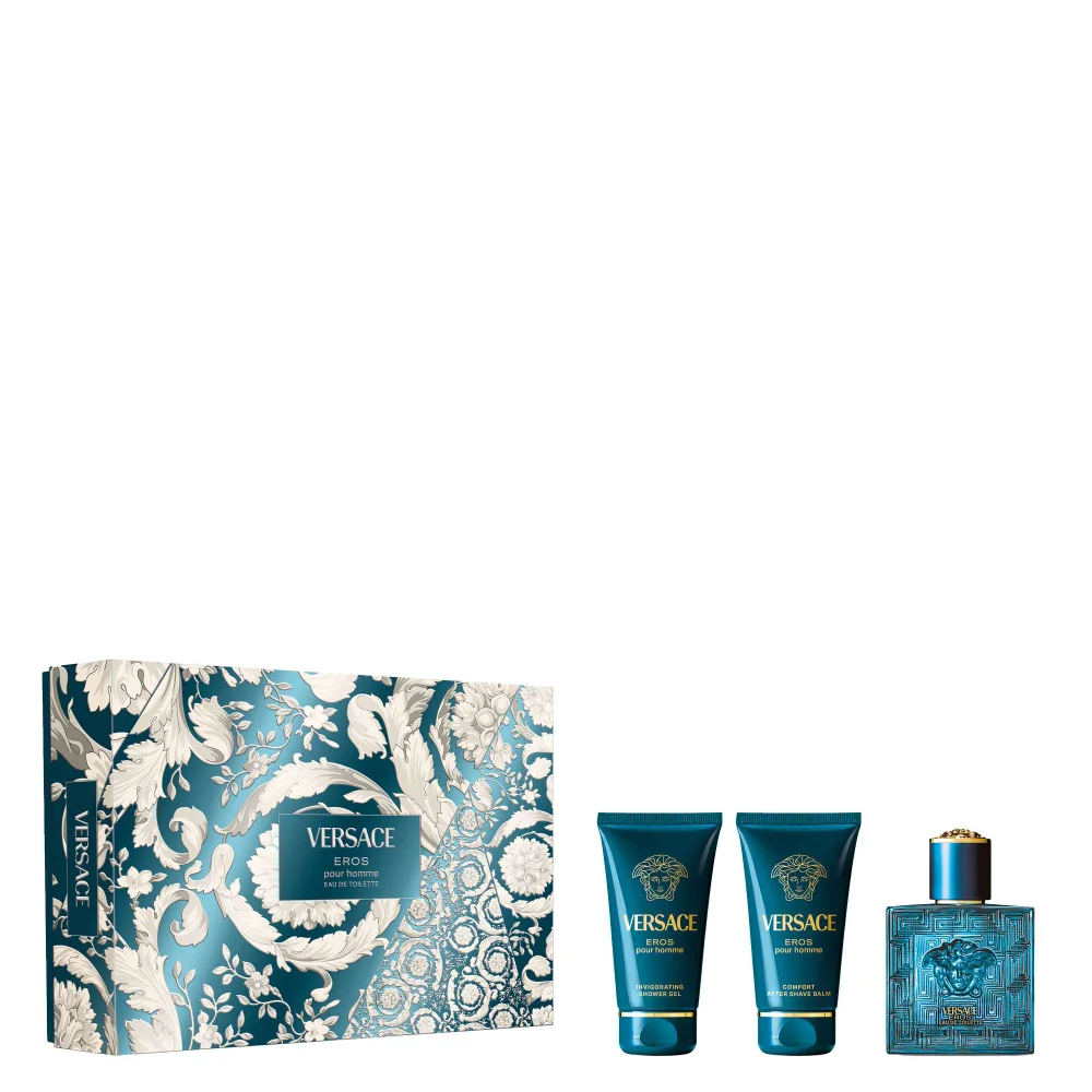 Versace Eros Eau de Toilette Spray 50ml Gift Set (Worth £78) Image 1