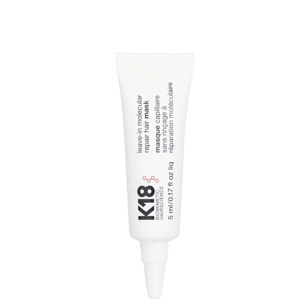 K18 Biomimetic Hairscience Leave-In Molecular Repair Hair Mask 5ml Image 1