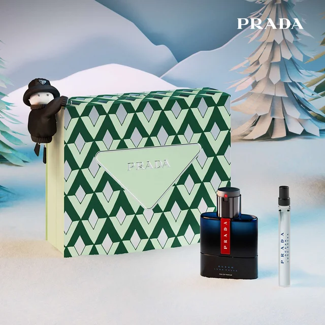 Prada Luna Rossa Ocean Eau de Parfum Spray 50ml Gift Set