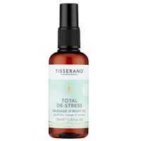 Tisserand Aromatherapy Total-De-Stress Massage & Body Oil 100ml - undefined undefined