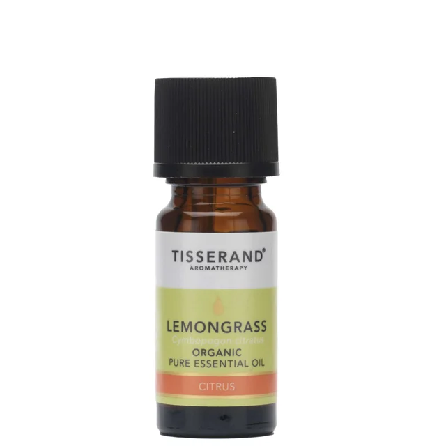 Tisserand Aromatherapy Pure Essential Oils Lemongrass Organic Essential Oil 9ml