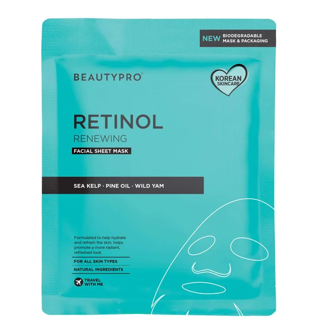 BeautyPro Retinol Anti-Ageing Face Sheet Mask