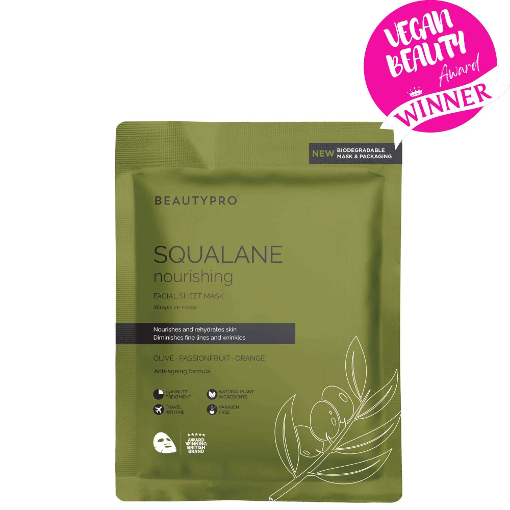 BeautyPro Squalane Nourishing Face Sheet Mask Image 1