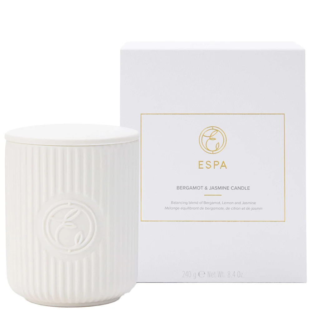 ESPA Candles Bergamot & Jasmine Scented Candle 240g Image 1