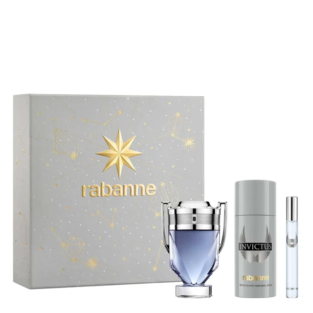 Rabanne Invictus Eau de Toilette 100ml Gift Set (Worth £135.00)