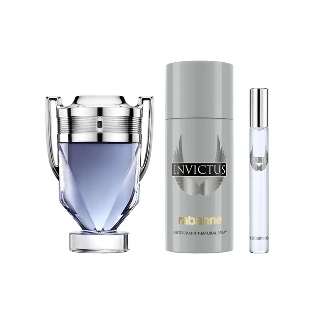 Rabanne Invictus Eau de Toilette 100ml Gift Set (Worth £135.00)