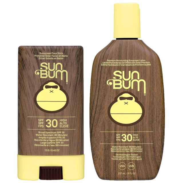 Sun Bum Duo: Original SPF30 Sunscreen Face Stick 13g, Original SPF30 Sunscreen Lotion 237ml