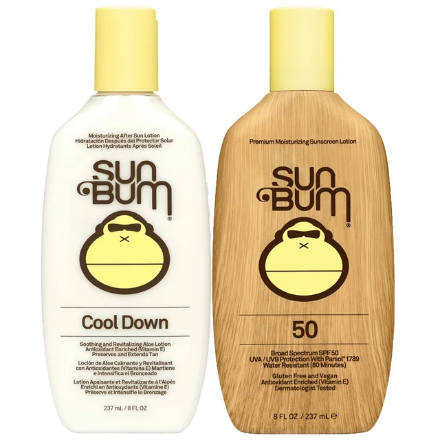 Sun Bum Duo: After Sun Cool Down Lotion 237ml & Original SPF50 Sunscreen Lotion 237ml