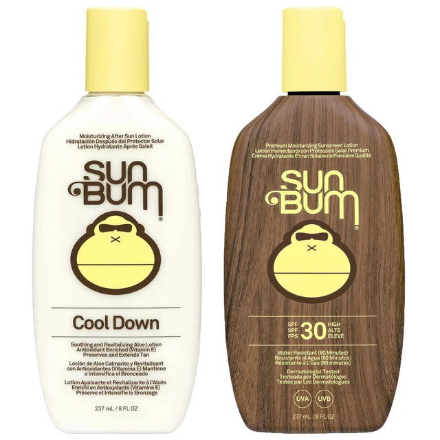 Sun Bum Duo: After Sun Cool Down Lotion 237ml & Original SPF30 Sunscreen Lotion 237ml