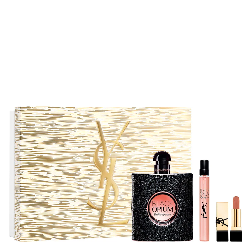 Yves Saint Laurent Gifts & Sets Black Opium Eau de Parfum Spray 90ml Gift Set Image 1