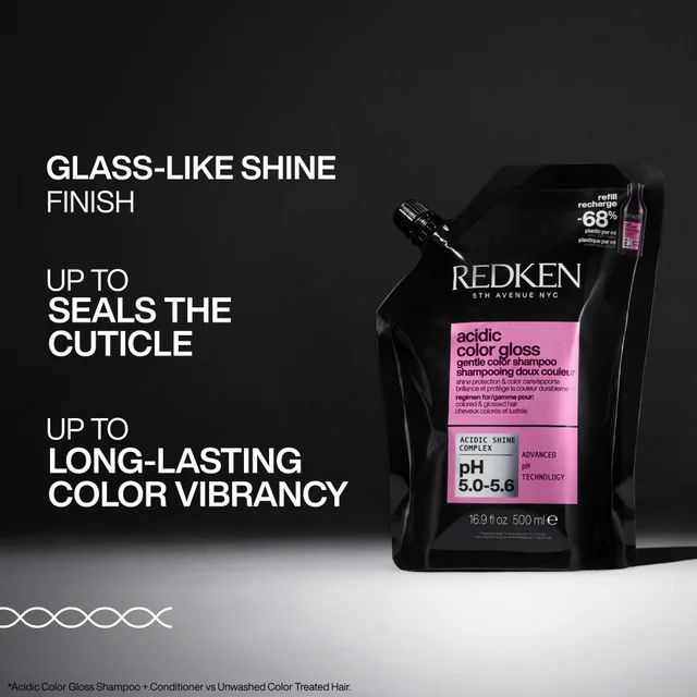 Redken Acidic Color Gloss Shampoo Refill Pouch 500ml