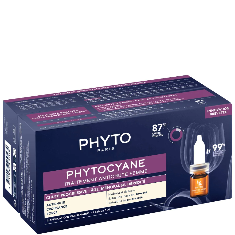 PHYTO PHYTOCYANE For Women With Thinning Hair 12 Applications Image 1