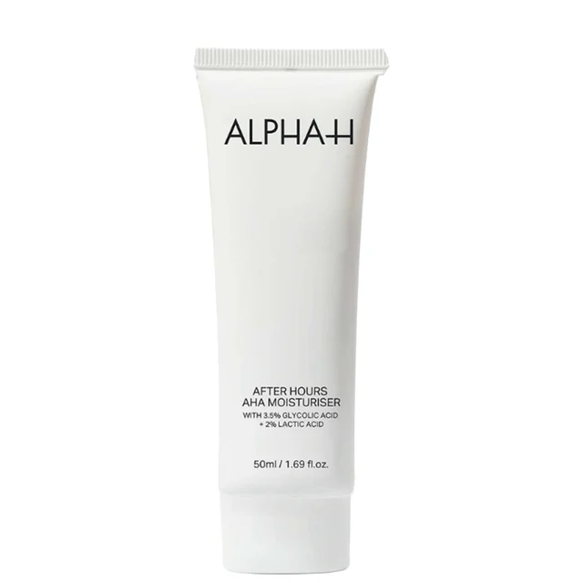 Alpha H Moisturiser After Hours AHA Moisturiser with 3.5% Glycolic Acid + 2.5% Lactic Acid 50ml