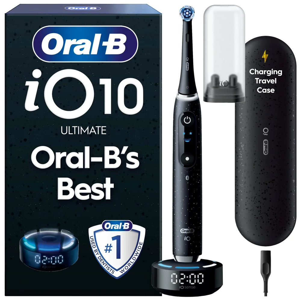 Oral-B iO 10 Black Electric Toothbrush Image 1
