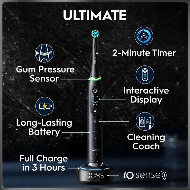 Oral-B iO 10 Black Electric Toothbrush