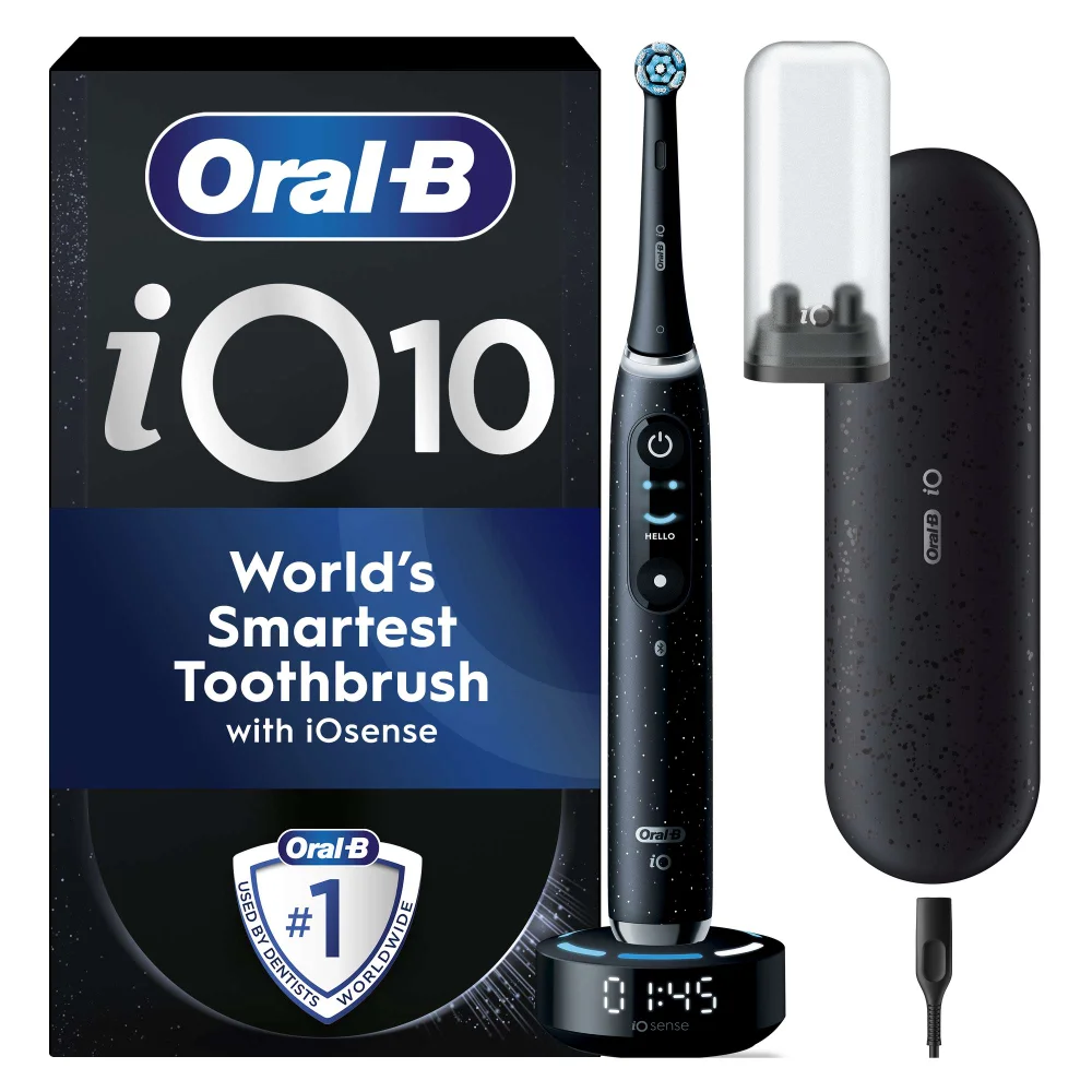 Oral-B iO 10 Black Electric Toothbrush Image 1