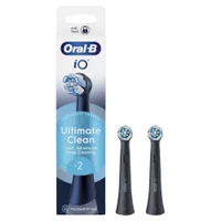 Oral-B iO Replacement Heads Ultimate Clean Black 2 Pack - undefined undefined