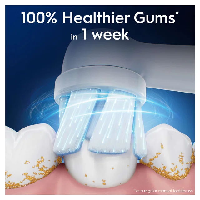 Oral-B iO Replacement Heads Gentle Clean White 4 Pack