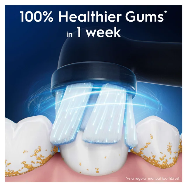 Oral-B iO Replacement Heads Gentle Clean Black 4 Pack