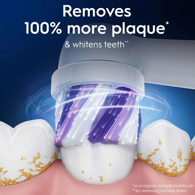 Oral-B iO Replacement Heads Radiant White Black 4 Pack