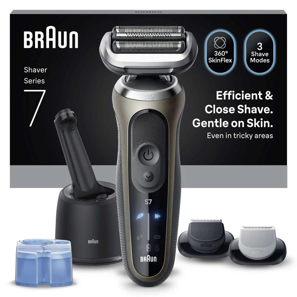 Braun Series Shavers Series 7 72-C7650cc Electric Shaver With SmartCare Center Image 1