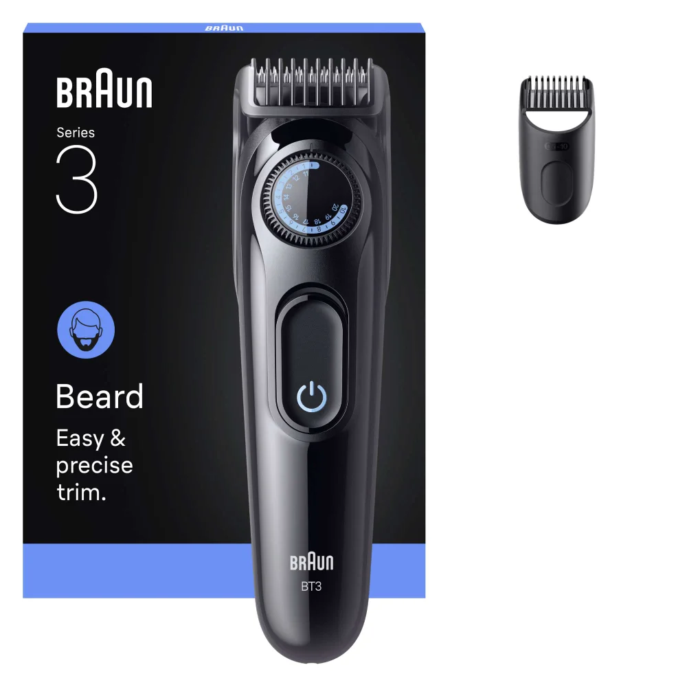 Braun Series 3 BT3500 Black Beard Trimmer Image 1