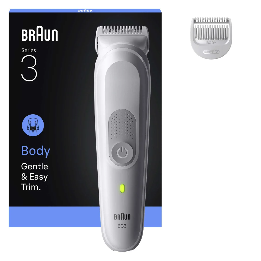 Braun Electric Shavers Series 3 BG3500 Grey Body Groomer Image 1
