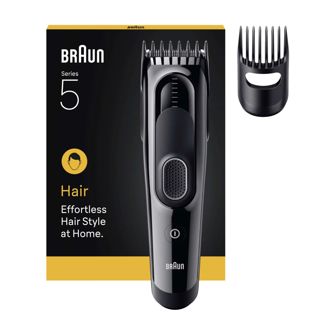 Braun Clippers Series 5 HC5510 Black Hair Clipper Image 1