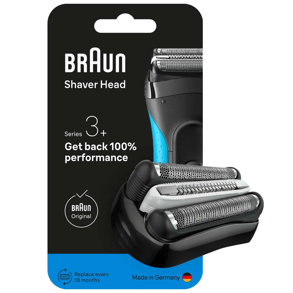 Braun Replacement Heads Series 3+ Shaver Head Image 1