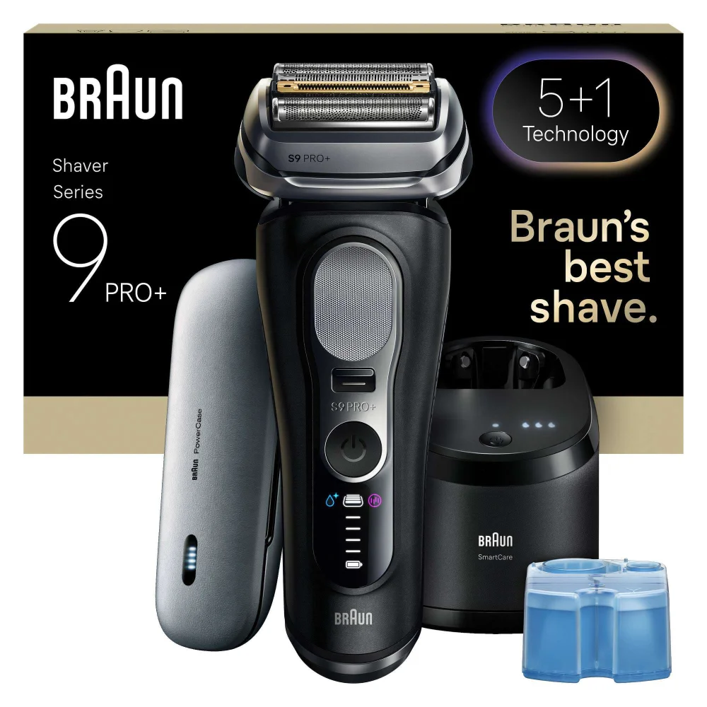 Braun Series Shavers Series 9 PRO+ 9670CC Black Electric Shaver Image 1
