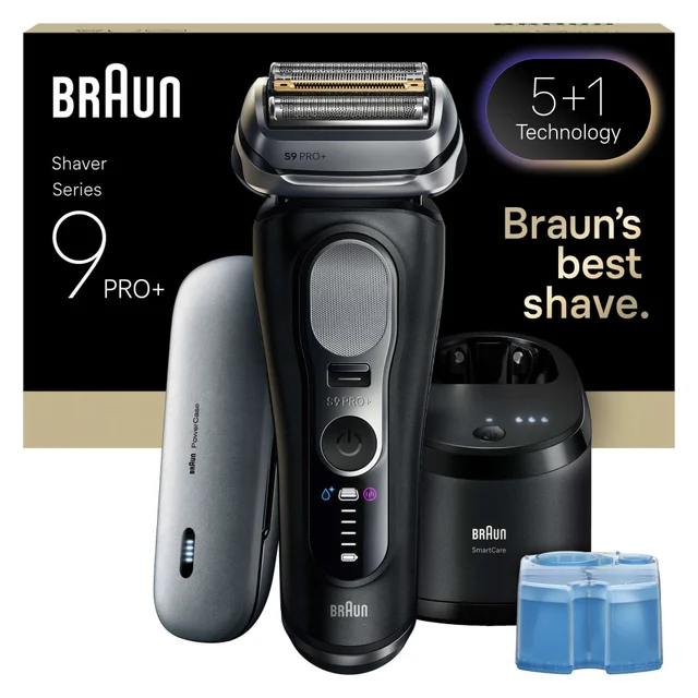 Braun Series Shavers Series 9 PRO+ 9670CC Black Electric Shaver