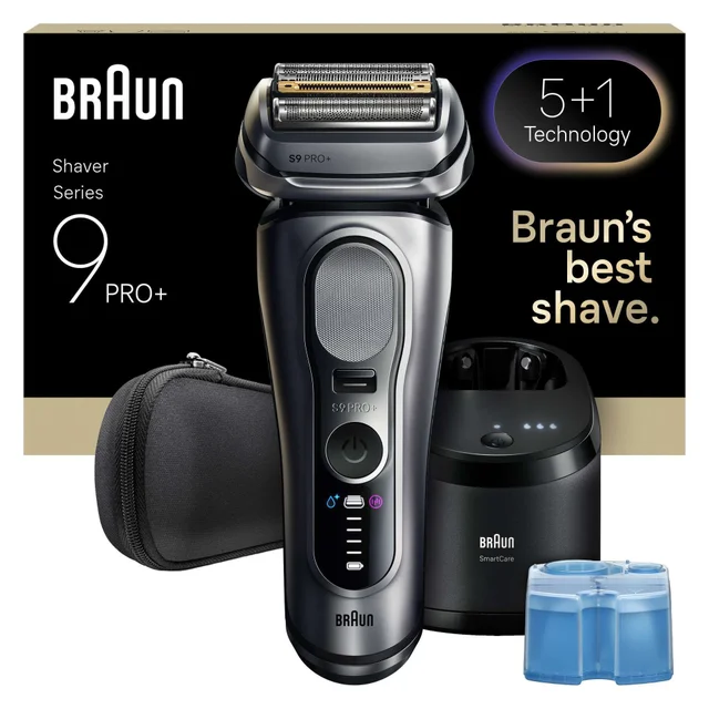 Braun Series Shavers Series 9 PRO+ 9667CC Silver Electric Shaver