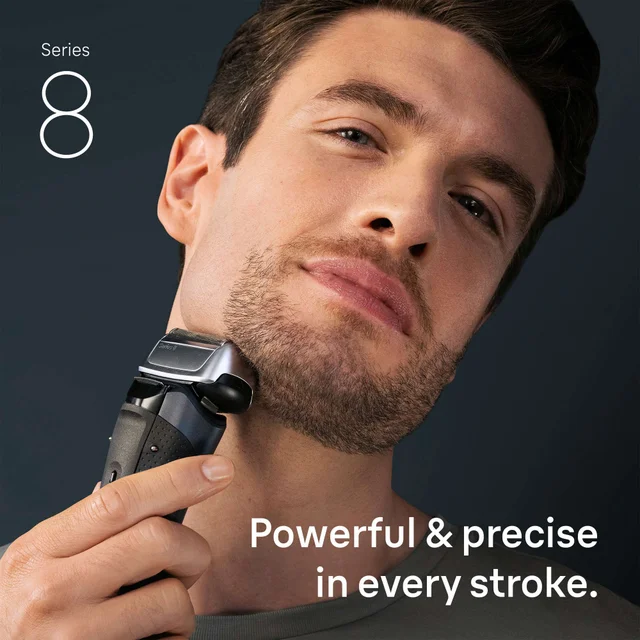 Braun Series Shavers Series 8 8663CC Grey Electric Shaver