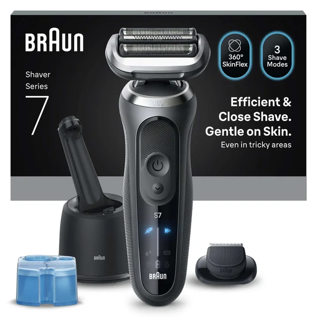 Braun Series Shavers Series 7 72-G7200CC Grey Electric Shaver