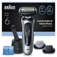 Braun Series Shavers Series 6 62-S7650CC Silver Electric Shaver - undefined undefined