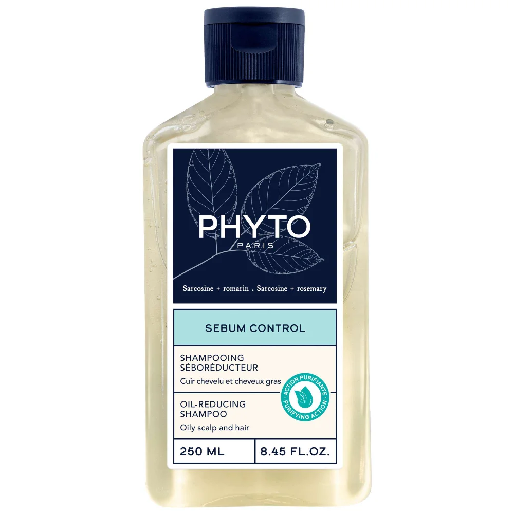 PHYTO SEBUM CONTROL Oil-Reducing Shampoo 250ml Image 1
