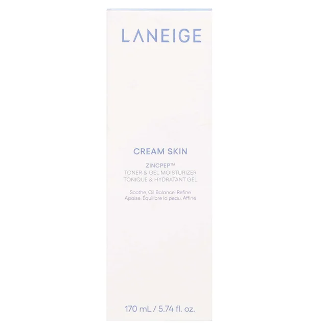 Laneige Cream Skin Zincpep™ Toner & Gel Moisturizer 170ml