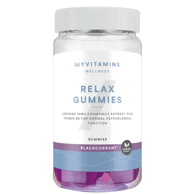 Myvitamins Gummies Relax Gummies Blackcurrant x 60